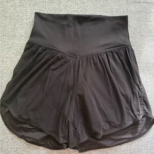 Lululemon Nulu and Mesh High Rise Yoga Short 3.5” Black